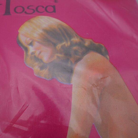 Vintage La Tosca Queen Size Reinforced Toe X LARGE 200-260 lbs. Taupe Panty Hose - Picture 4 of 16